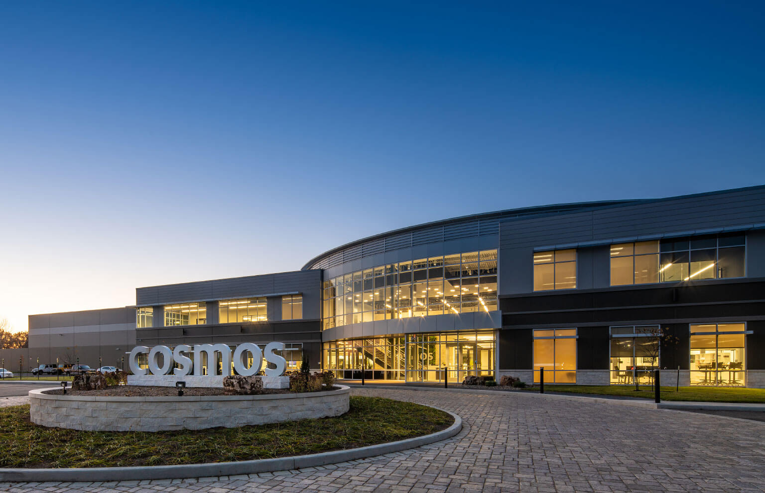 Cosmos Corporations manufacturing facility and corporate office.
