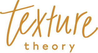 A logo of the Texture Theory Hair Care product line.